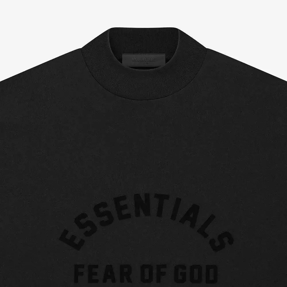 Fear of God Essentials SS23 Black Collection Tee Jet Black - AFV Clothes