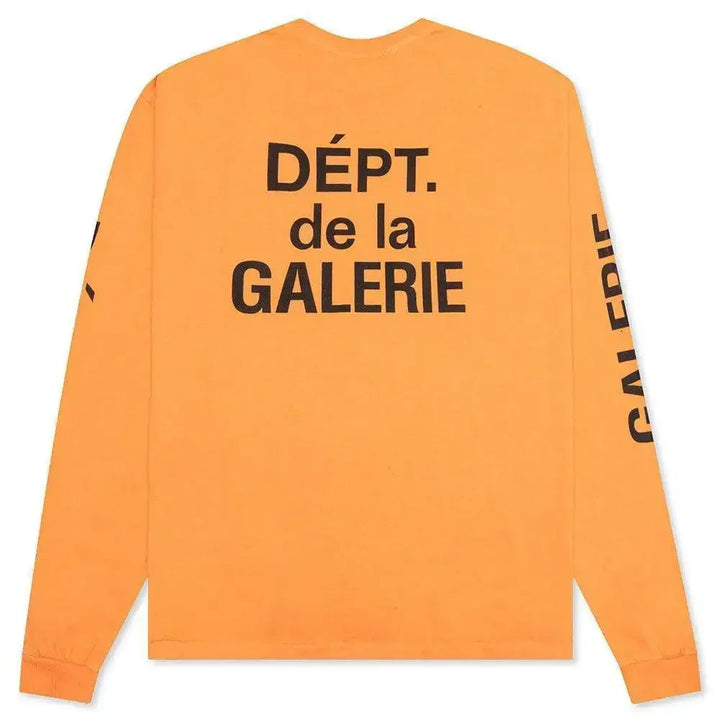 Gallery Dept. French Collector L/S Tee Orange - AFV Clothes