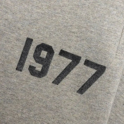 Fear of God Essentials 1977 Logo Sweatpants Dark Oatmeal - AFV Clothes