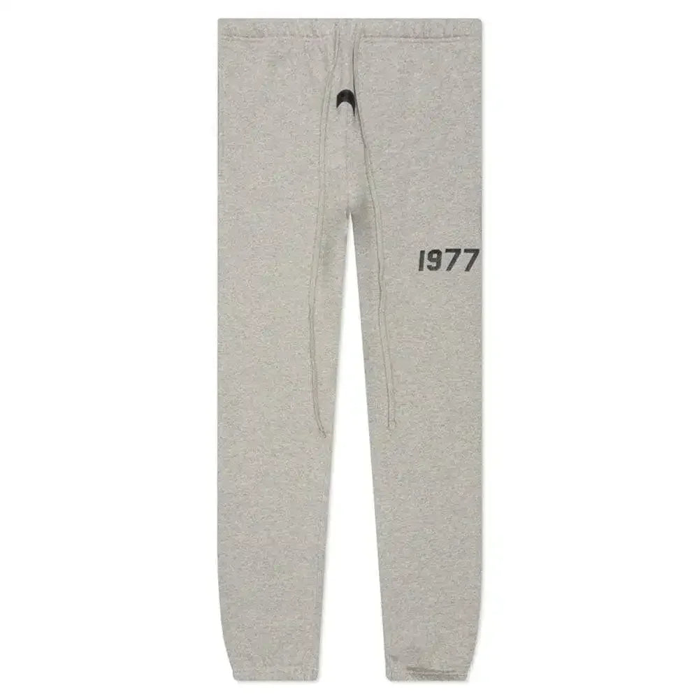 Fear of God Essentials 1977 Logo Sweatpants Dark Oatmeal - AFV Clothes