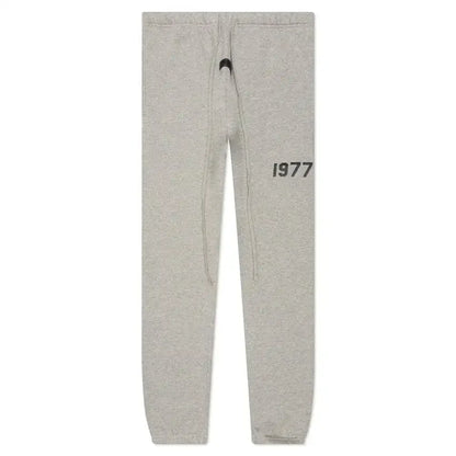 Fear of God Essentials 1977 Logo Sweatpants Dark Oatmeal - AFV Clothes