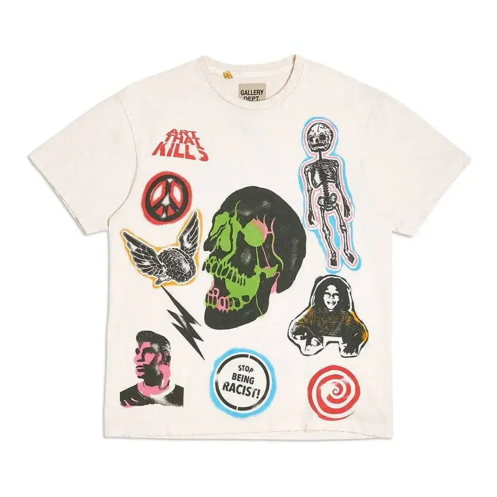 Gallery Dept. Illadox Tee Off White - AFV Clothes