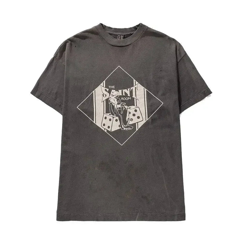 Saint Michael Saint Room Short Sleeve T-shirt - AFV Clothes