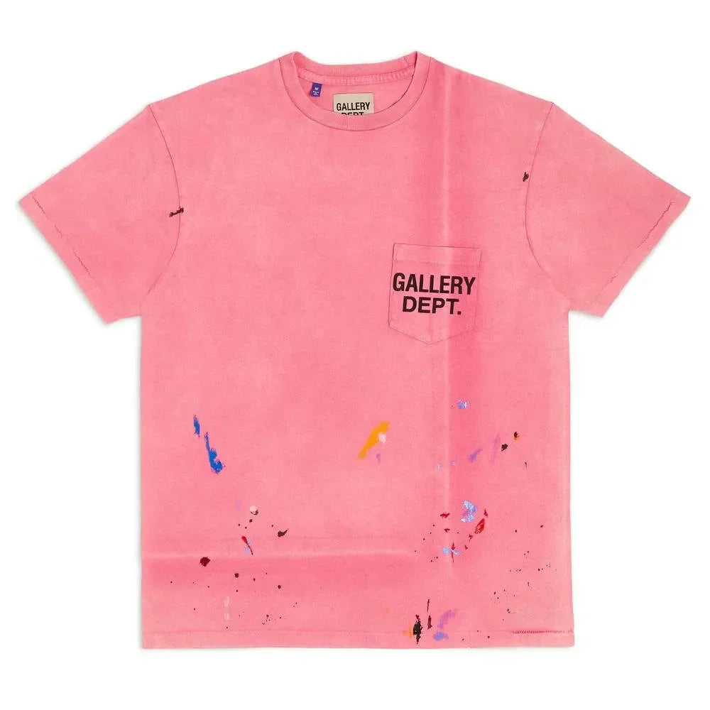 Gallery Dept. Vintage Logo Painted Tee Salmon - AFV Clothes