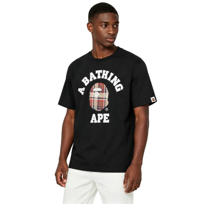 A Bathing Ape BAPE Check College Tee - AFewVibe