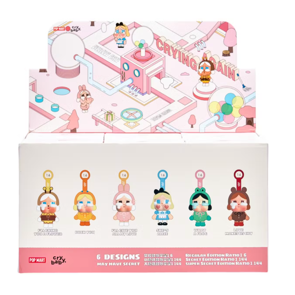 Pop Mart CryBaby Crying Again SeriesVinyl Face push Sealed Case(6 BlindBox)