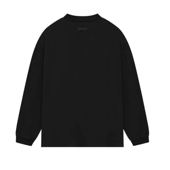 Fear Of God Essentials Jersey Long-Sleeve Tee Black - AFV Clothes