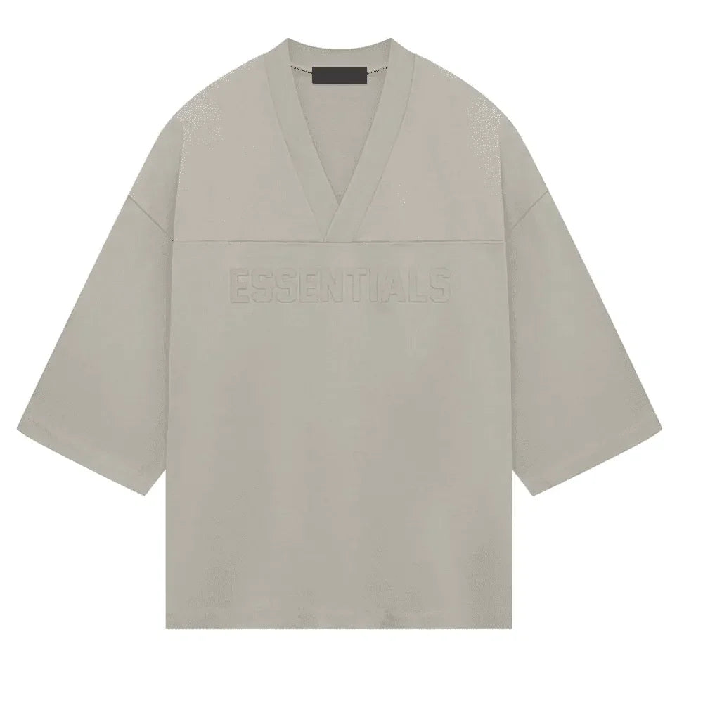 Fear of God Essentials Heavy Jersey Football Tee Seal - AFV Clothes