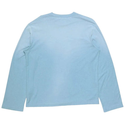 Acne Sprayed 1996 Logo Long Sleeve Tshirt Corn Flower Blue - AFewVibe