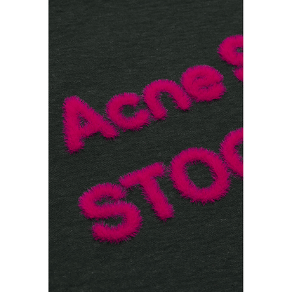 Acne Studios 1996 LOGO Long Sleeve RELAXED FIT Black - AFewVibe
