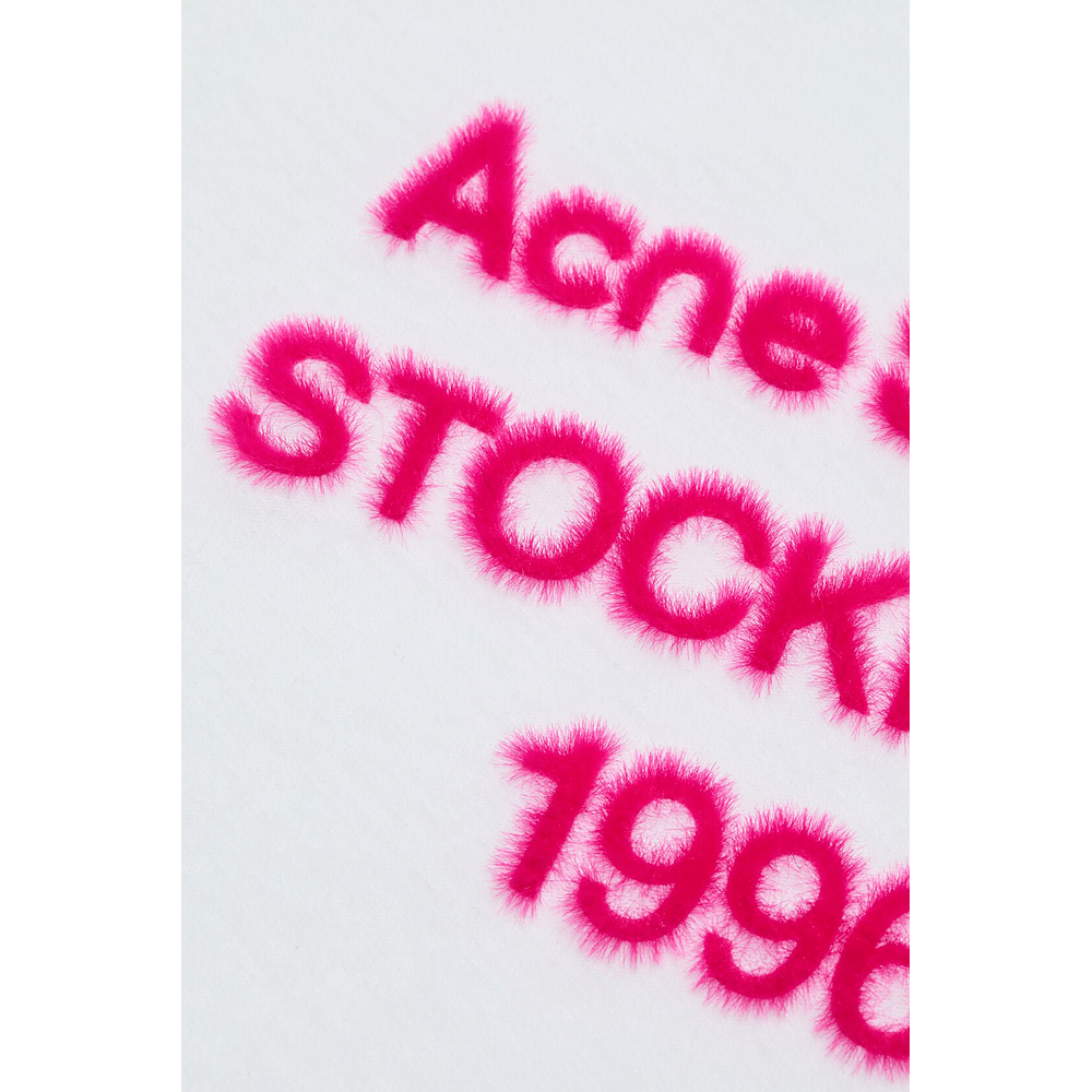Acne Studios 1996 LOGO Long Sleeve RELAXED FIT Off white - AFewVibe