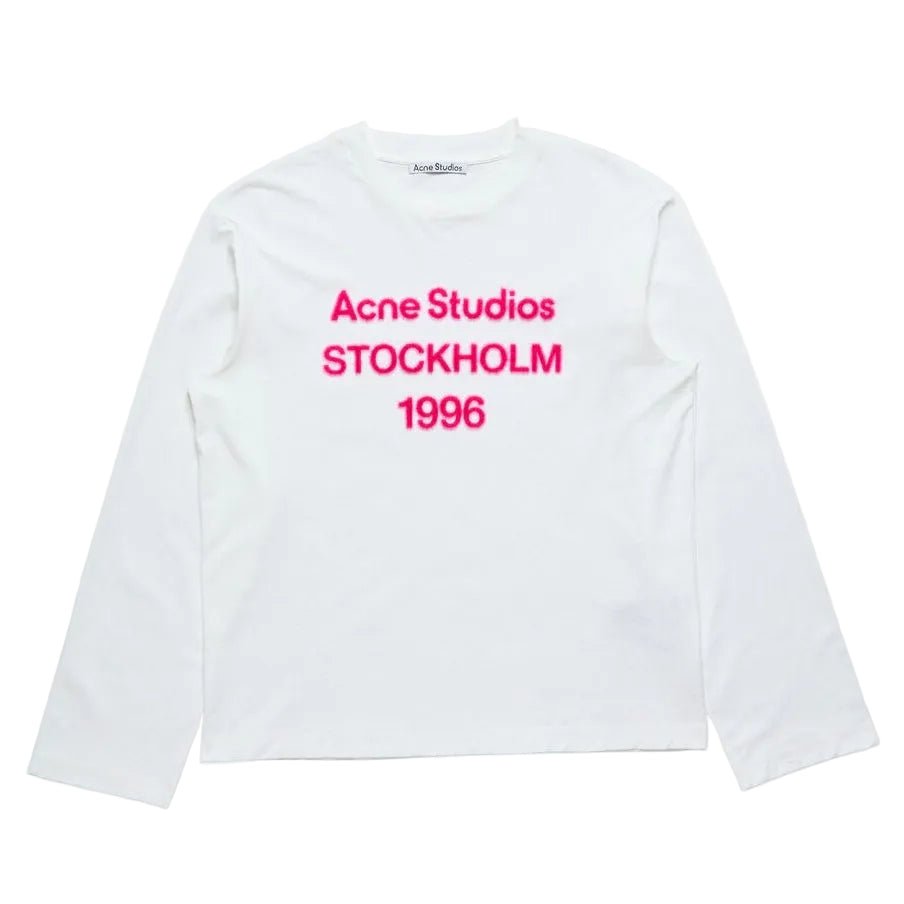 Acne Studios LOGO T-SHIRT RELAXED FIT Off white - AFewVibe