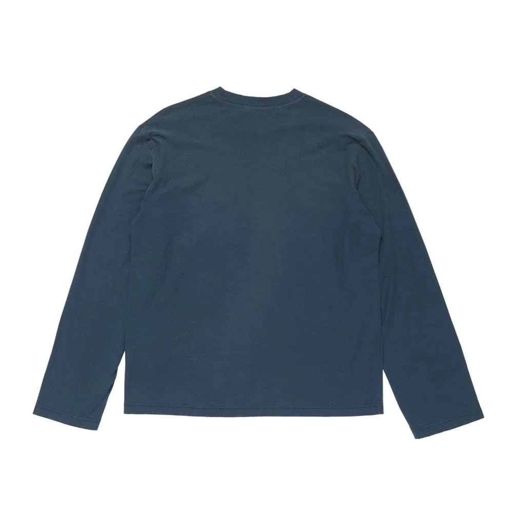 Acne Studios Sprayed 1996 logo t shirt Deep blue - AFewVibe
