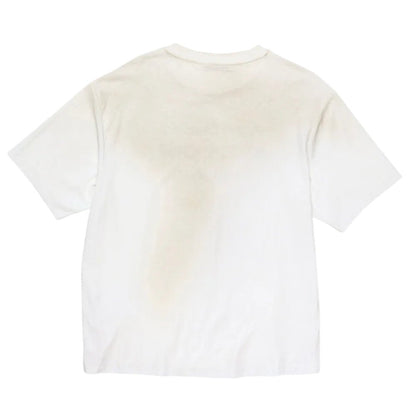Acne Studios Sprayed 1996 Logo T-shirt Dusty White - Afewvibe