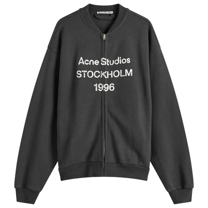Acne Studios Zip Up 1996 Sweatshirt Black - Afewvibe