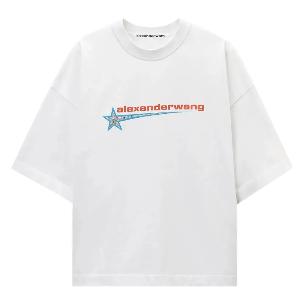Alexander Wang Boxy Graphic Tee White – AFewVibe