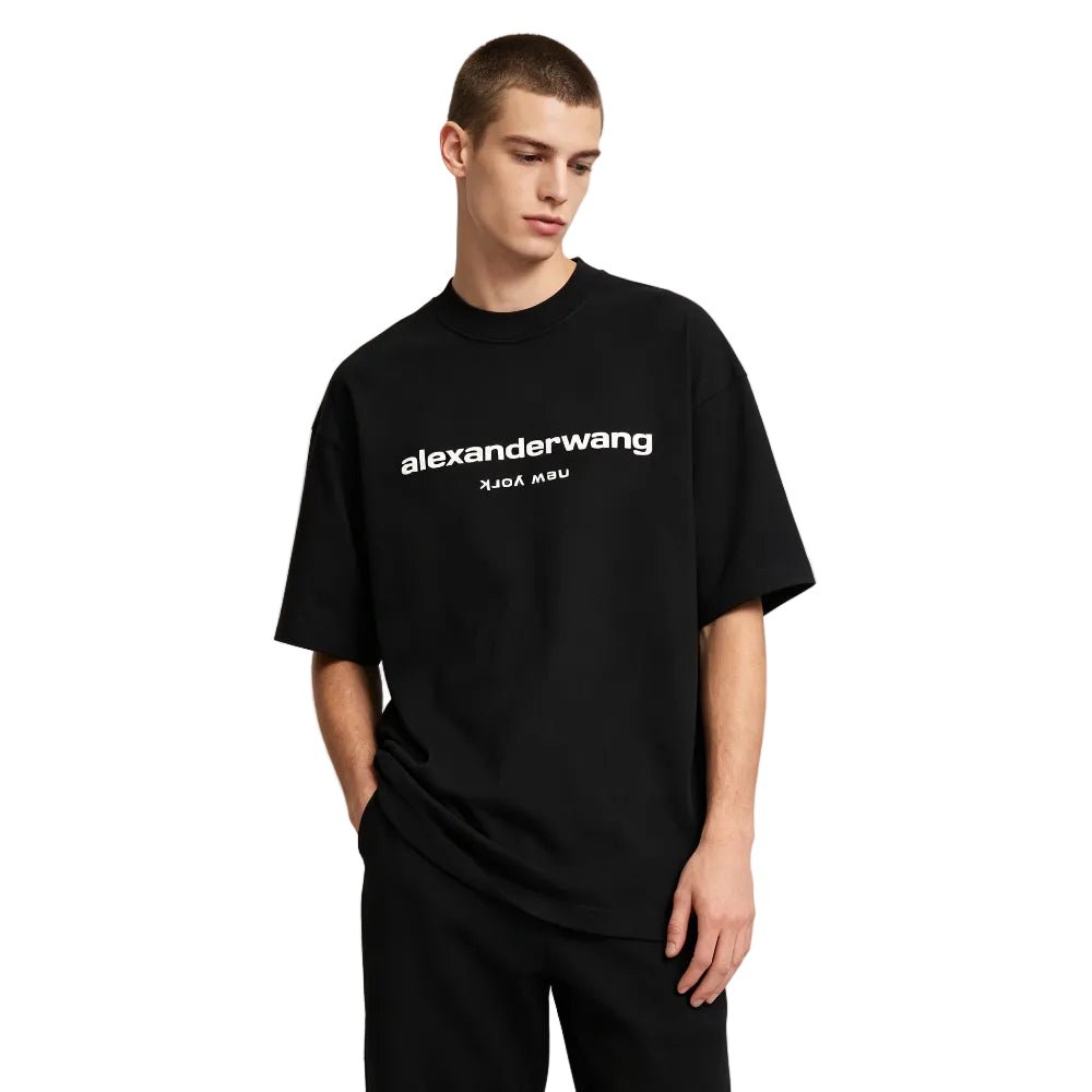 Alexander Wang Puff Logo Tee Black – AFewVibe
