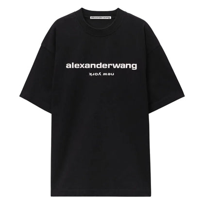 Alexander Wang Puff Logo Tee Black - Afewvibe