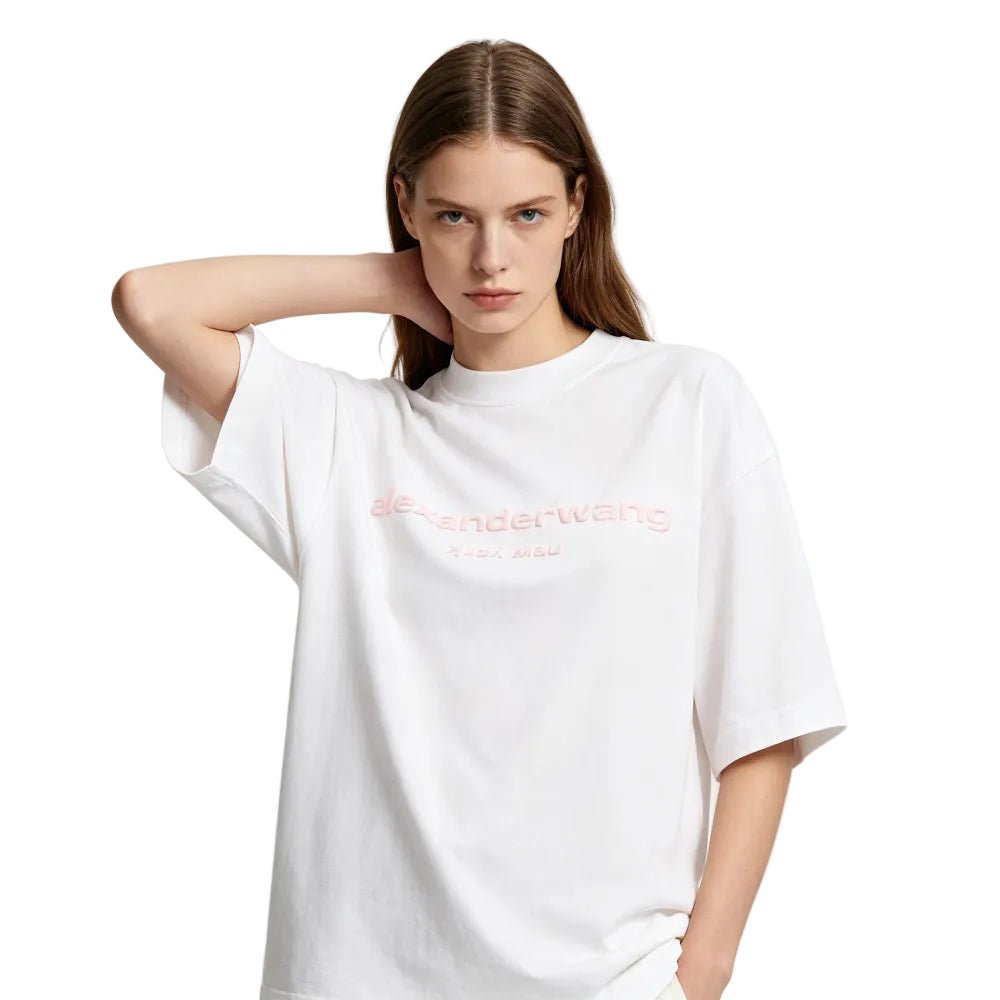 Alexander Wang Puff Logo Tee White – AFewVibe
