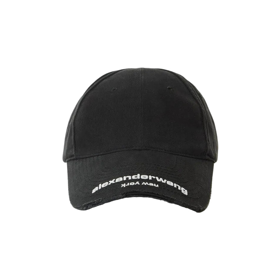 Alexander Wang Logo Sticker Distressed Cap | UWC1269066011 – AFewVibe