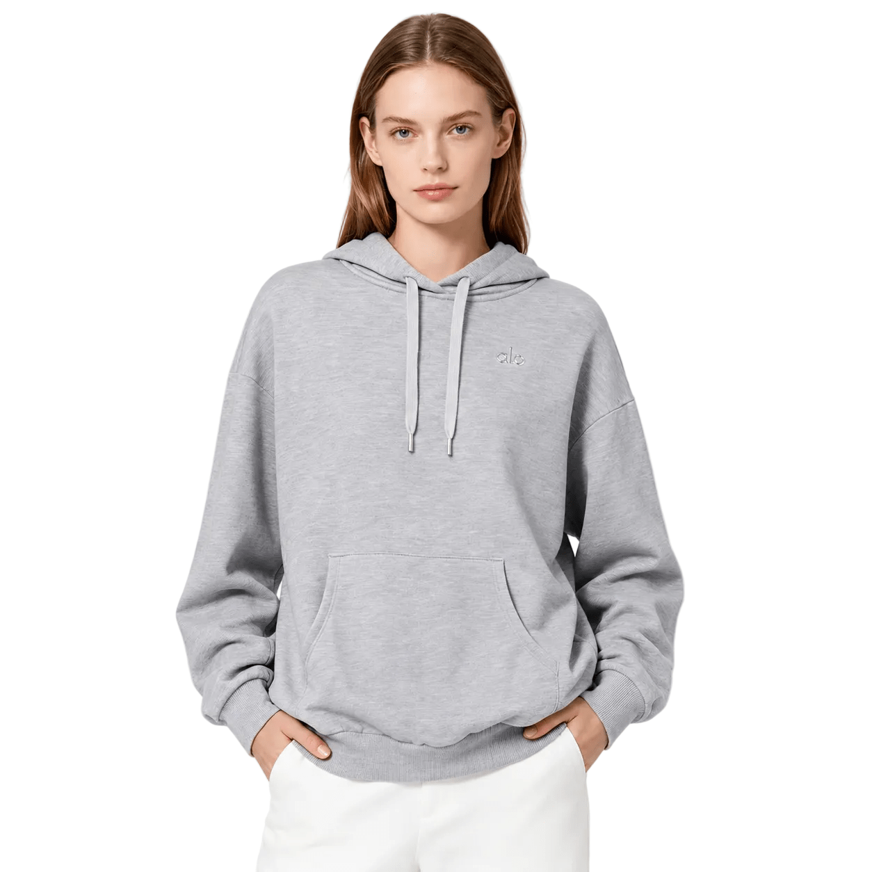 Alo Accolade Hoodie Athletic Heather Grey - AFewVibe