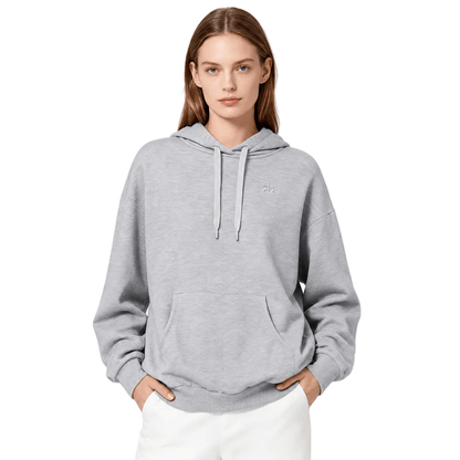 Alo Accolade Hoodie Athletic Heather Grey - AFewVibe