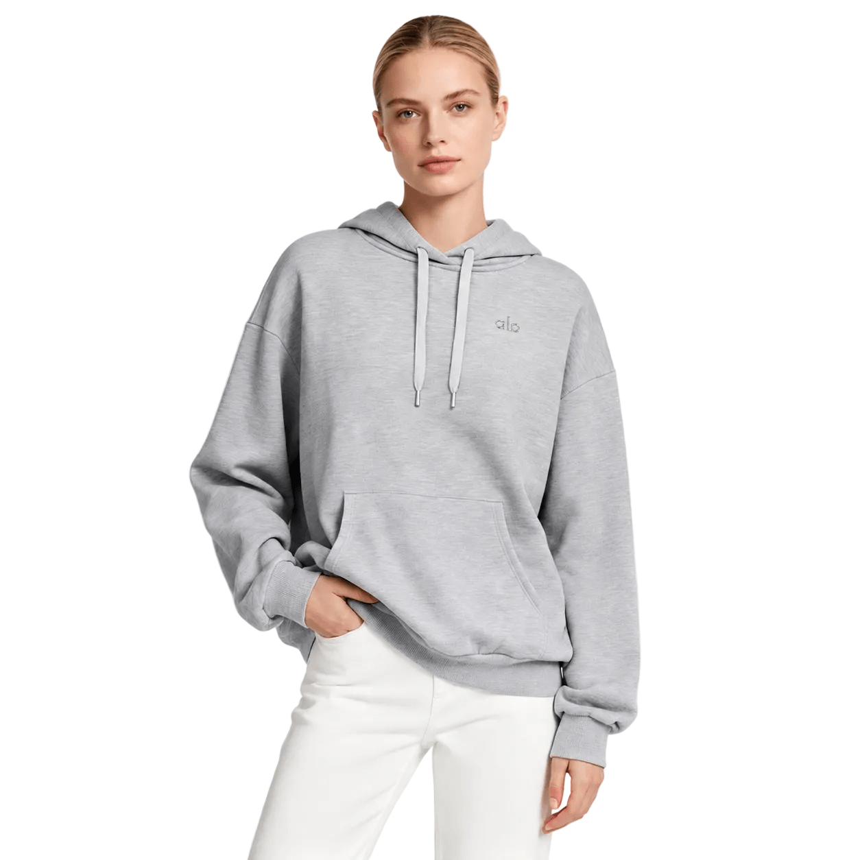 Alo Accolade Hoodie Athletic Heather Grey - AFewVibe