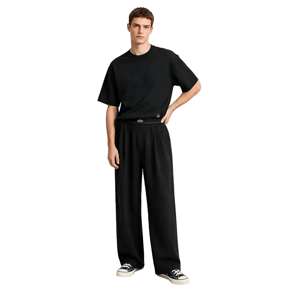 Alo Suit Up Trouser Regular Black - AFewVibe