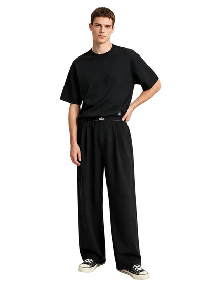 Alo Suit Up Trouser Regular Black - AFewVibe