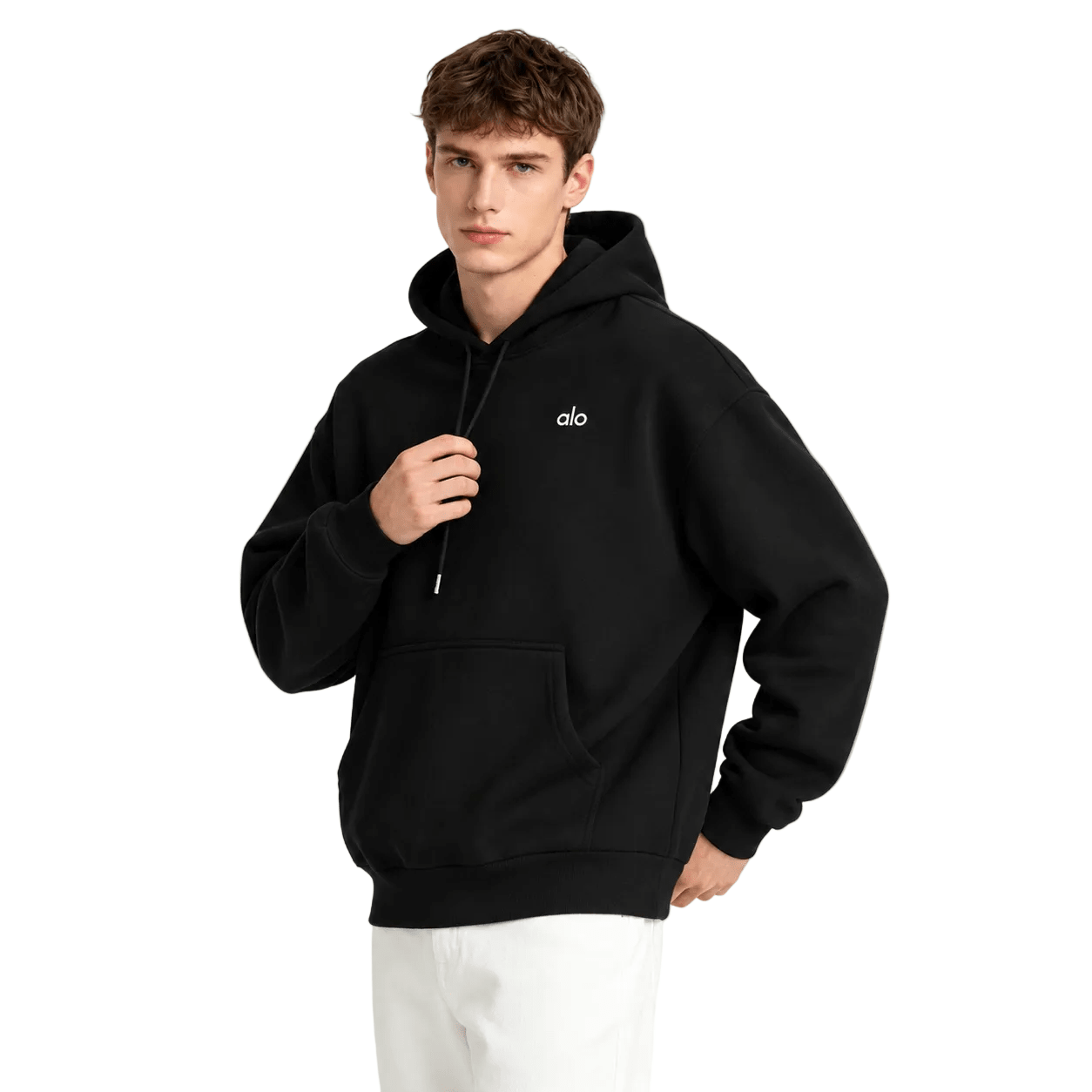 Alo Yoga Accolade logo print hoodie - AFewVibe