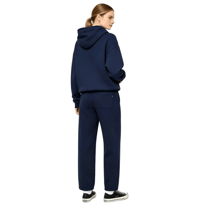 Alo Yoga Accolade Straight Leg Sweatpants Navy - AFewVibe