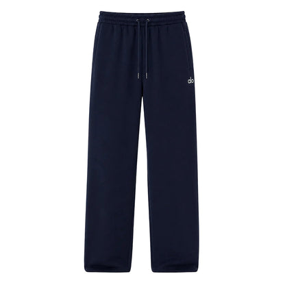 Alo Yoga Accolade Straight Leg Sweatpants Navy - AFewVibe