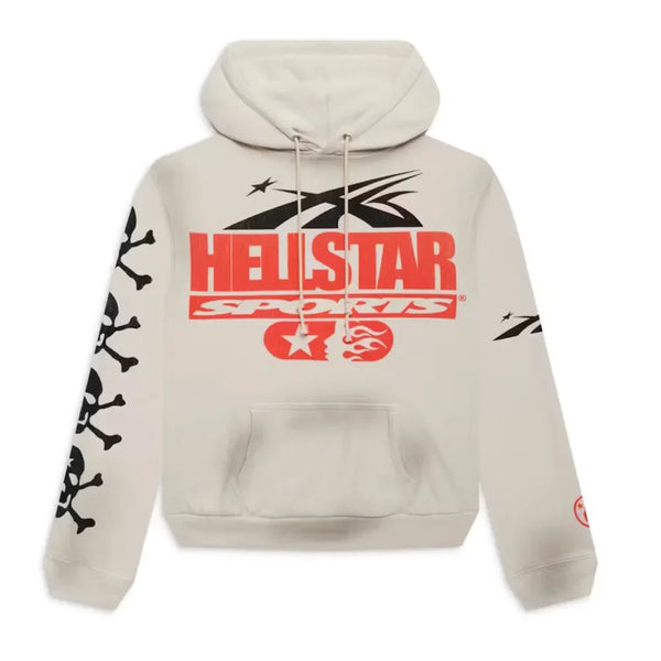 Hellstar If You Don’t Like Us Beat Us Hoodie White - AFV Clothes