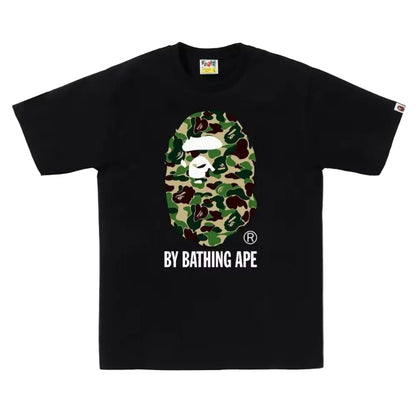 BAPE ABC Camo By Bathing Ape Tee Black Green - Afewvibe