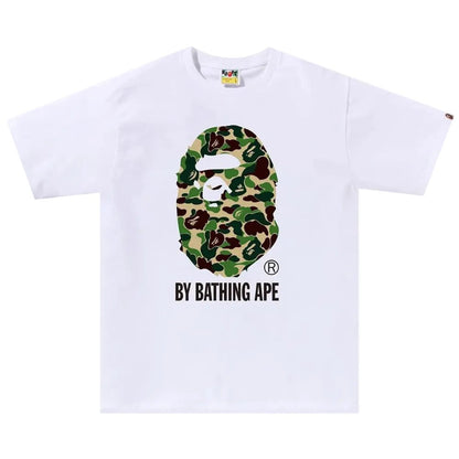 BAPE ABC Camo By Bathing Ape Tee White Green