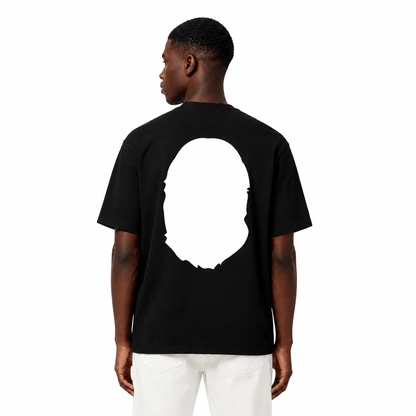 Bape Bicolor Big Ape Head Tee Black - AFewVibe
