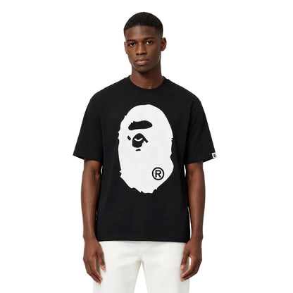 Bape Bicolor Big Ape Head Tee Black - AFewVibe