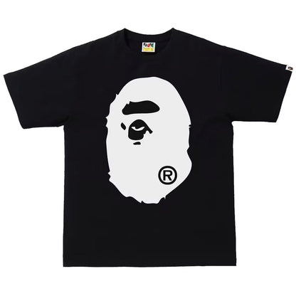 Bape Bicolor Big Ape Head Tee FW21 SS22 FW22 Black - AFewVibe