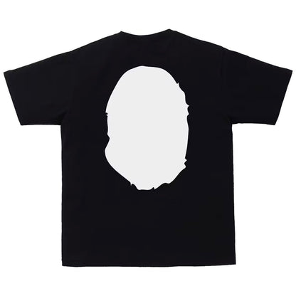 Bape Bicolor Big Ape Head Tee FW21 SS22 FW22 Black - AFewVibe
