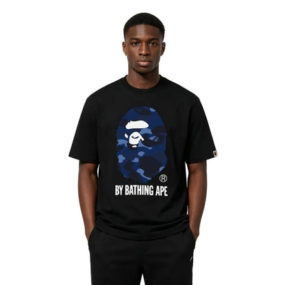 BAPE Color Camo By Bathing Ape Tee FW22 Black Navy - AFewVibe