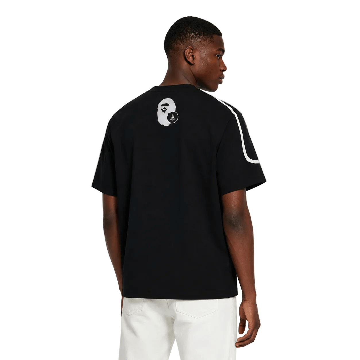 BAPE x Joshua Vides Ape Head Tee Black - AFewVibe