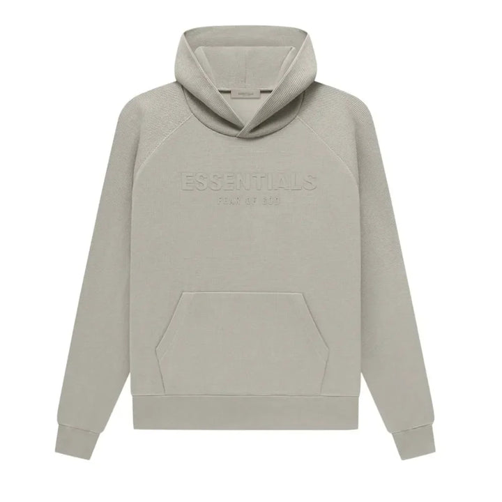 Fear Of God Essentials Waffle Raglan Hoodie Seal - AFV Clothes