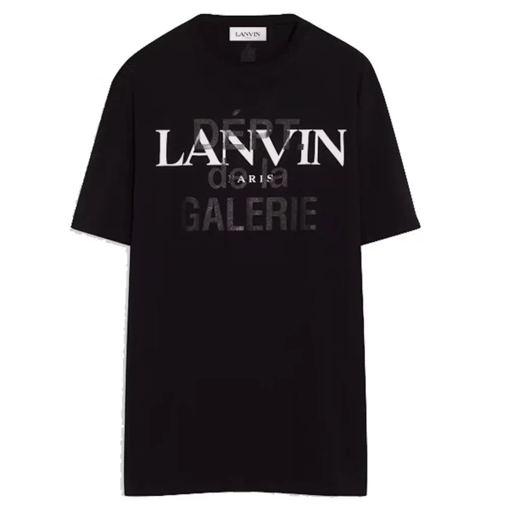 Lanvin x Gallery Dept. Printed T-shirt In French Black - AFV Clothes