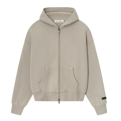 Fear of God Essentials Classic Full Zip Hoodie Timber