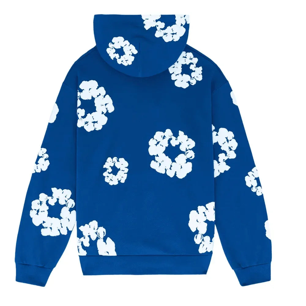 Denim Tears The Cotton Wreath Sweatshirt Royal Blue - AFV Clothes
