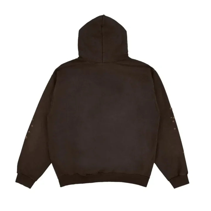 Travis Scott Cactus Jack x Sp5der Days Before Rodeo Hoodie Brown - AFV Clothes