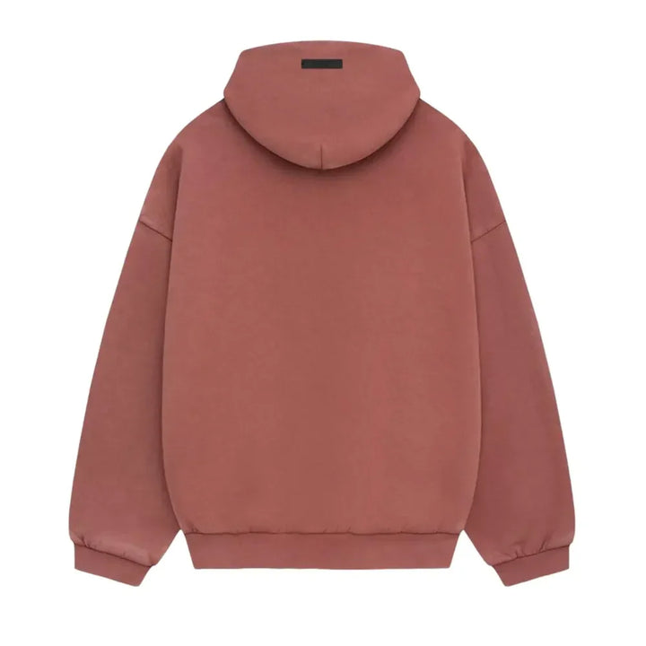 Fear of God Essentials Heavy Fleece Hoodie Crimson - AFV Clothes