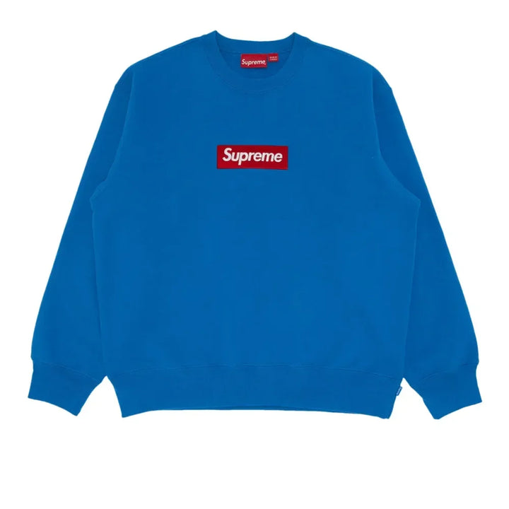 Supreme Box Logo Crewneck Blue - AFV Clothes