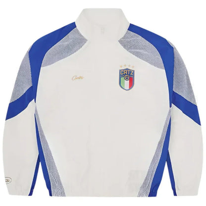 Corteiz RTW Italia Olympic Shuku Jacket White/Blue - Afewvibe