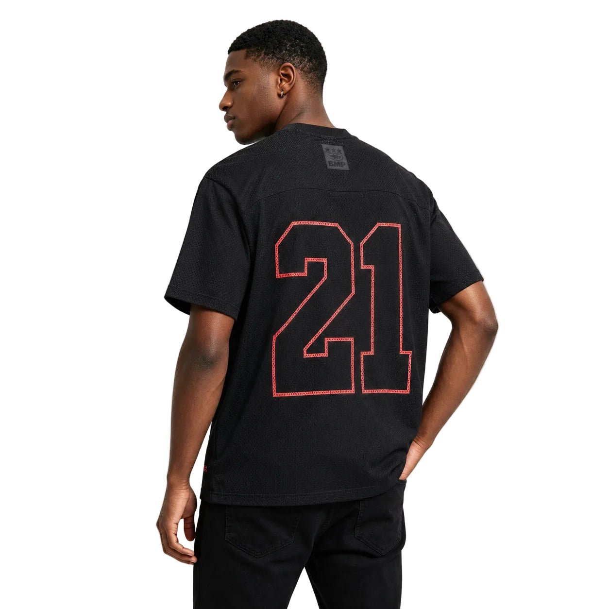 Corteiz x Slaughter Gang 21 Savage Mesh T-shirt Black - AFewVibe